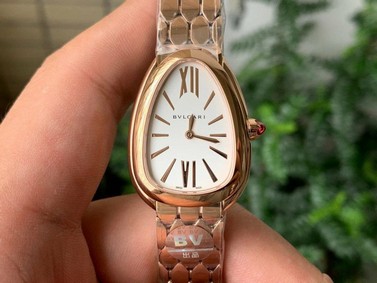 SERPENTI SEDUTTORI WATCH RG BVF 1:1 BEST EDITION WHITE DIAL ON RG BRACELET ETA QUARTZ Replica