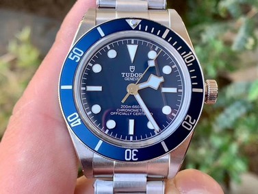 BLACK BAY FIFTY EIGHT 39MM SS ZF 1:1 BEST EDITION BLUE DIAL ON SS BRACELET A2824 Replica