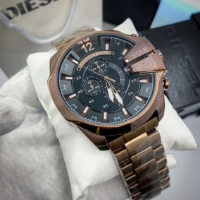 Diesel SS Strap Chrono Cheif Bronze Replica