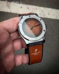 Hublot Big Bang Leather Strap Full Orange Replica