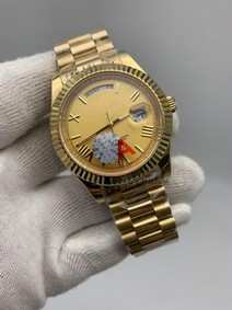 Rolers Data Full Gold Solid Steel Replica