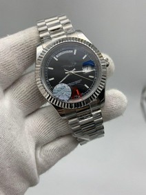 Roler Data Blacl Dial Solid Steel Replica