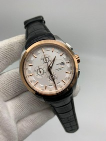 Tiss Classic White Dial on Black Lither Strap Replica