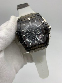 Hublot Spirit Bang silver White Black Glass Replica Watch
