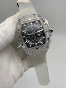 Hublot Spirit silver White Glass Replica