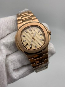 Patek Philippe Nautilus Gold Dial High Version Mirror Replica