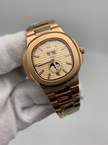 Patek Philippe Nautilus Gold Dial High Version Replica Watch