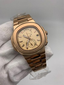 Patek Philippe Nautilus Gold Dial High Version Replica