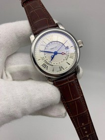 Montblanc Classic White Dial Rome Lither Strap Replica