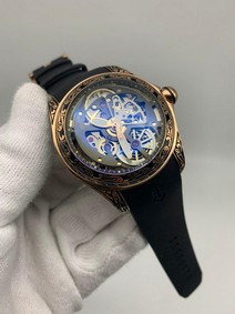 Corum Babble Skeleton Dial Engraving Replica