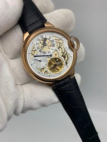 Car Santo Classic Skeleton White Dial Replica