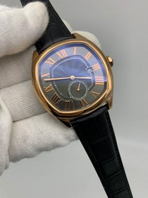 Cartier Santo Classic Black Gold on Lither Strap Replica