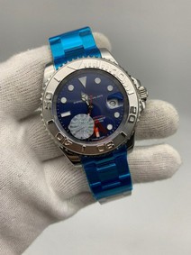 Rolers Data Blue Dial Solid Steel Replica