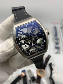 FM Vanguard Silver Case Skeleton Replica