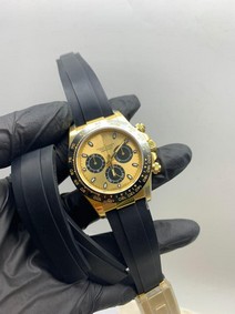 Rolers Datona Yellow Dial Rubber Strap Replica