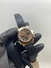 Roler Datona Chocolate Dial Rubber Strap Replica