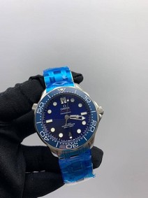 Omega Seamaster Diver Blue Dial Replica