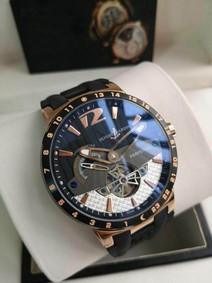 Ulysse Nardin Perpetual Gold Blue Replica