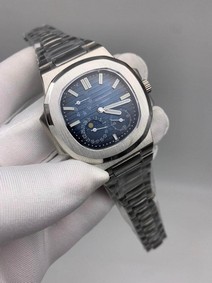 Patek Philippe Nautilus Blue Dial Duble Chrono Mirror Replica