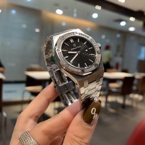 Audemars Piguet Royal Oak 33mm Silver Black Dial Replica