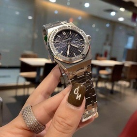 Audemars Piguet Royal Oak 33mm Silver Blue Dial Replica