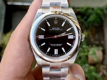 Rolex OYP001A - Oyster Pert. 41mm 124300 SS/SS Black EWF A3230 Replica