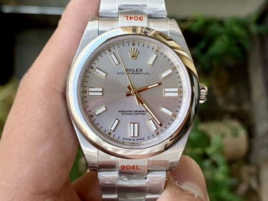 Rolex OYP001A - Oyster Pert. 41mm 124300 SS/SS Silver EWF A3230 Replica