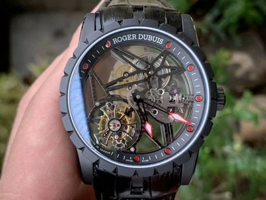 Roger Dubuis G041C - Excalibur Spider Skele Flying Tourb TI/RU Black BBR Replica