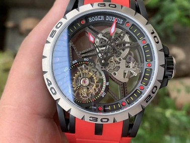 Roger Dubuis G041C - Excalibur Spider Skele Flying Tourb TI/RU Red BBR Replica