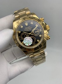 Rolers Datona Diamond Black Dial Replica