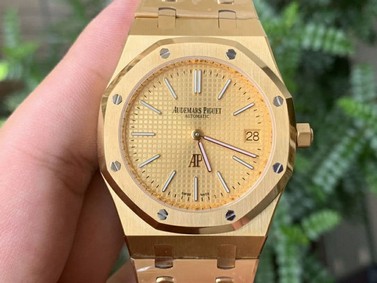 AP0633 - Royal Oak Jumbo 15202 YG/YG Gold KZF A2121 Replica