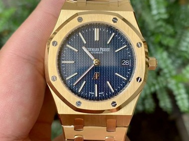 AP0635 - Royal Oak Jumbo 15202 YG/YG Blue KZF A2121 Replica