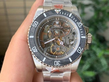 Andrea Pirlo Project Skeleton Submariner SS VRF Best Edition on SS Bracelet SA3130 Replica
