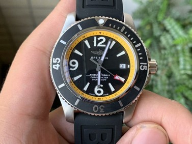 BSW0432A - Superocean 44mm DLC/RU Yellow TF Swiss 2824 Replica