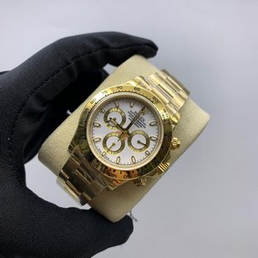 Roler Datona White Dial Gold Solid Steel Replica