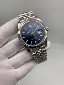 Roler Data Blue Dial on Solid Steel Strap Replica