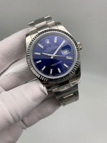 Rolex Datejust Blue Dial SS Strap Replica