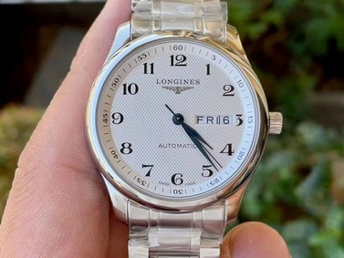 LON033D - Longines Master Moonphase SS/SS Wht/Num GSF A899 Replica