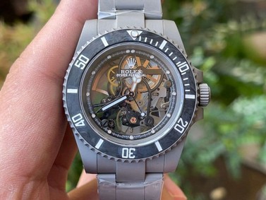 Andrea Pirlo Project Skeleton Submariner SS VRF Best Edition on SS Bracelet SA3130 Replica