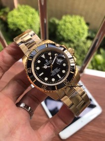 Rolex Submariner Black Dial Full Gold Replica