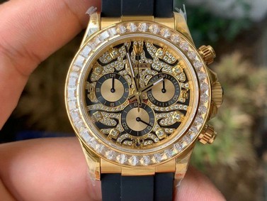 ROLDYT0279 - Daytona 116588TBR YG/RU Diams OMF Swiss 7750 Replica