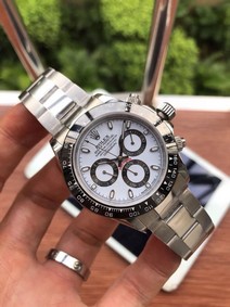 Rolers Dayona 116500 White Dial Solid Steel Ceramic Bezel Mirror Replica