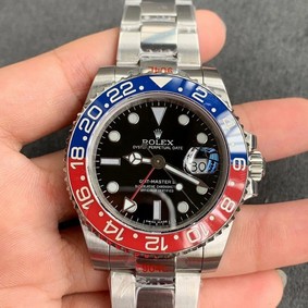 Rolex GMT Master II 126719 BLRO Red/Blue Ceramic 316L Steel GMF Replica