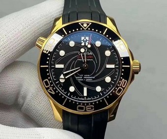 Omega Seamaster Diver 300M YG 007 James Bond VSF Mirror Replica