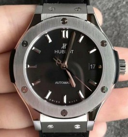 Classic Fusion 38mm Titanium JJF 1:1 Best Edition Black Dial on Black Gummy Strap A2892 V2 Replica