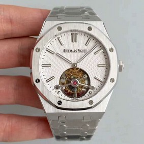 Royal Oak Tourbillon SS/SS Grad.White Flying Tourbillon Replica