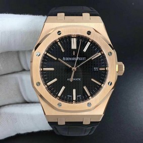 Royal Oak 15400 RG/LE Black OMF MY9015 Mod 3120 Replica