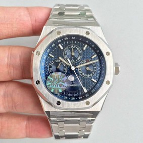 Royal Oak Perpetual Calendar 26574 SS/SS Blue JF A5134 Replica