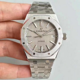 Royal Oak 15400 SS/SS Grey ZF MY9015 Mod 3120 Replica