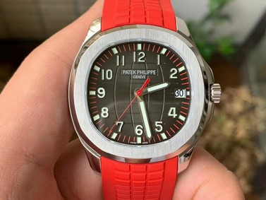 Aquanaut 5167A Singapore Edition SS ZF 1:1 Best Edition Red Second Hand on Red Rubber Strap 324CS Replica